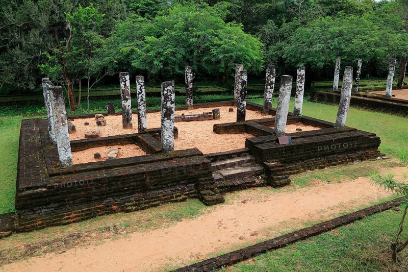 UNESCO World Heritage Site, the ancient city of Polonnaruwa, Sri Lanka, Asia, ruins at Potgul Vihara site, Asia