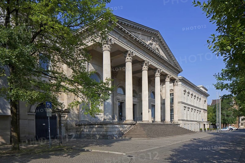 The state parliament in the former Leineschloss, Leine Castle in Hannover, Lower Saxony, Germany, Europe