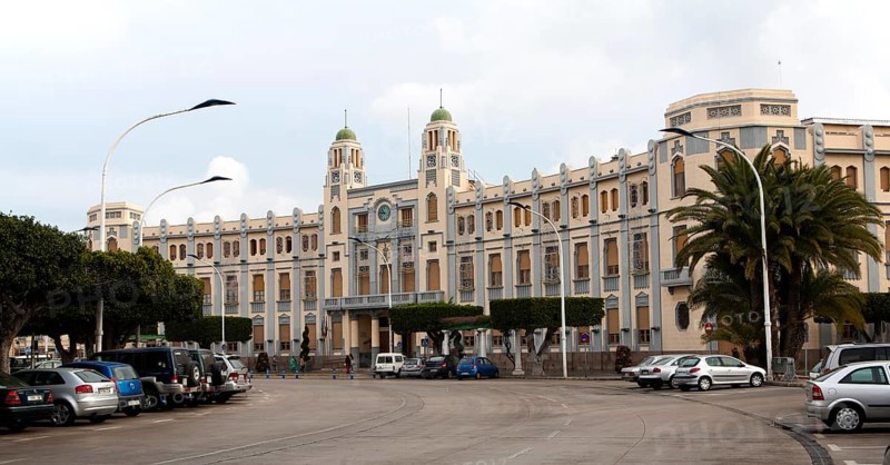 Palacio de la Asamblea architect Enrique Nieto, Plaza de Espana, Melilla, Spain, north Africa, Europe
