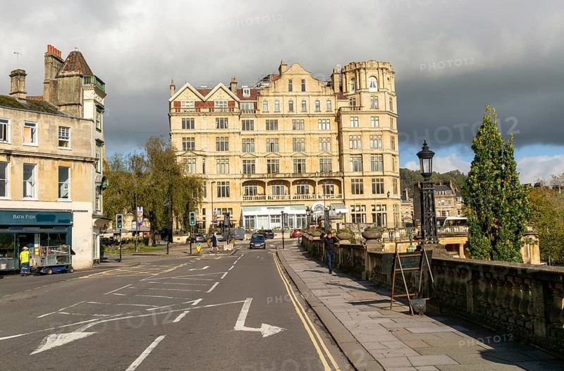 Former Empire Hotel building, Bath, North east Somerset, England, UK architect Charles Edward Davis 1901