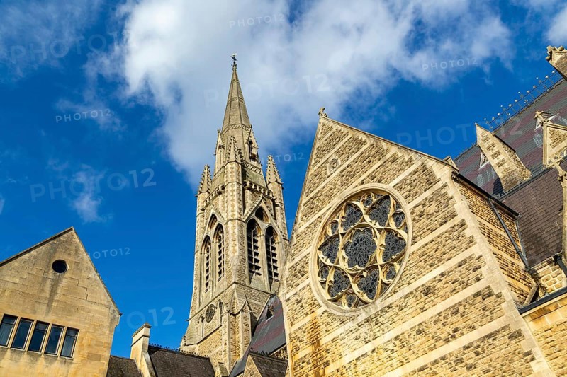 Roman catholic church of Saint John the Evangelist, Bath, north east Somerset, England, UK architect C. F. Hansom 1863