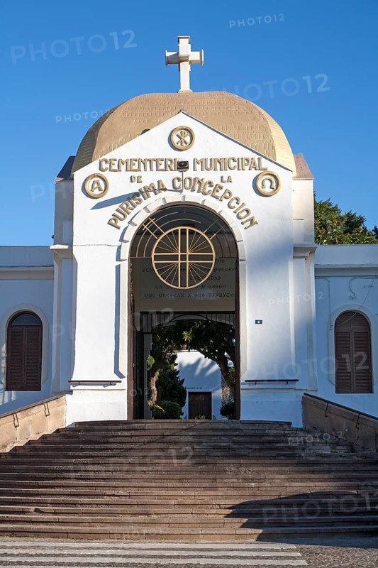 Cemetery in Melilla autonomous city state Spanish territory in north Africa, Spain, Europe