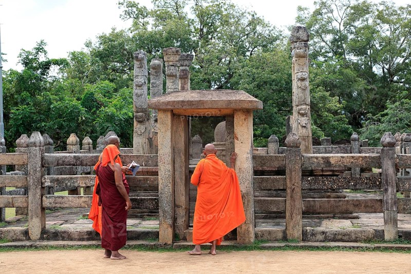 The Lotus Mandapa building, The Quadrangle, UNESCO World Heritage Site, the ancient city of Polonnaruwa, Sri Lanka, Asia