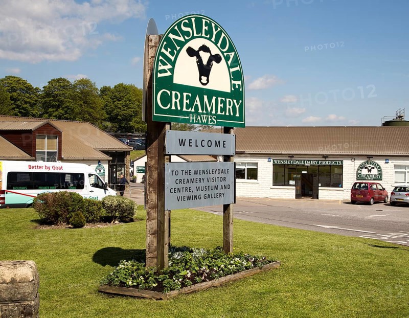 Wensleydale Creamery cheese factory visitor centre, Hawes, Yorkshire Dales national park, England, UK