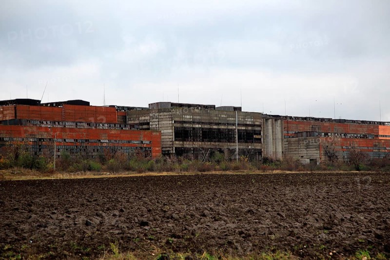 Deindustrialisation closed factory heavy industry, Shishmantsi, Plovdiv province, Bulgaria, eastern Europe, Europe