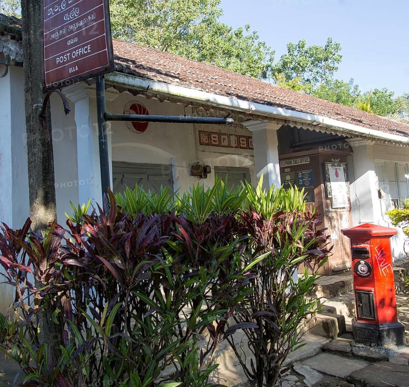 Colonial Post Office building, Ella, Badulla District, Uva Province, Sri Lanka, Asia