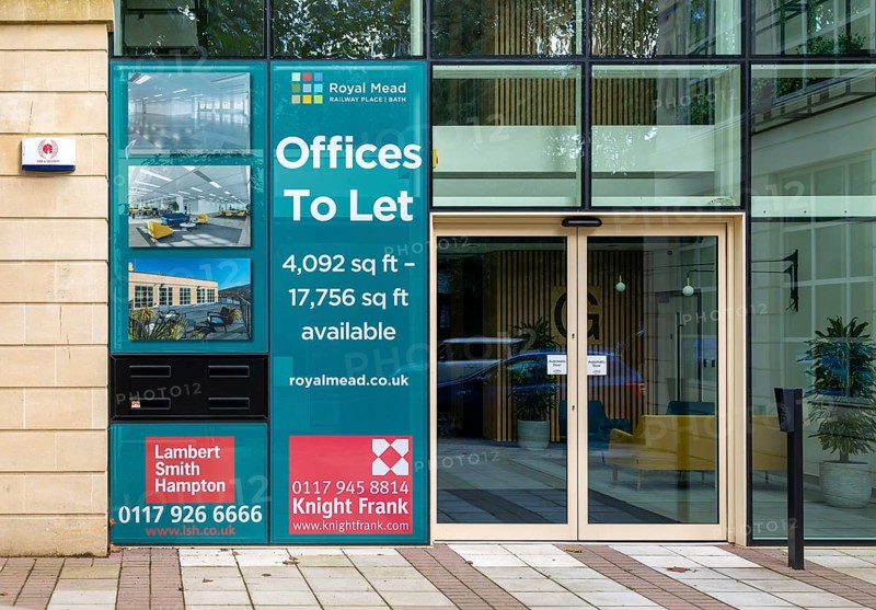 Offices to Let, Lambert Smith Hampton and Knight Frank, Royal Mead, Railway Place, Bath, Somerset, England, UK