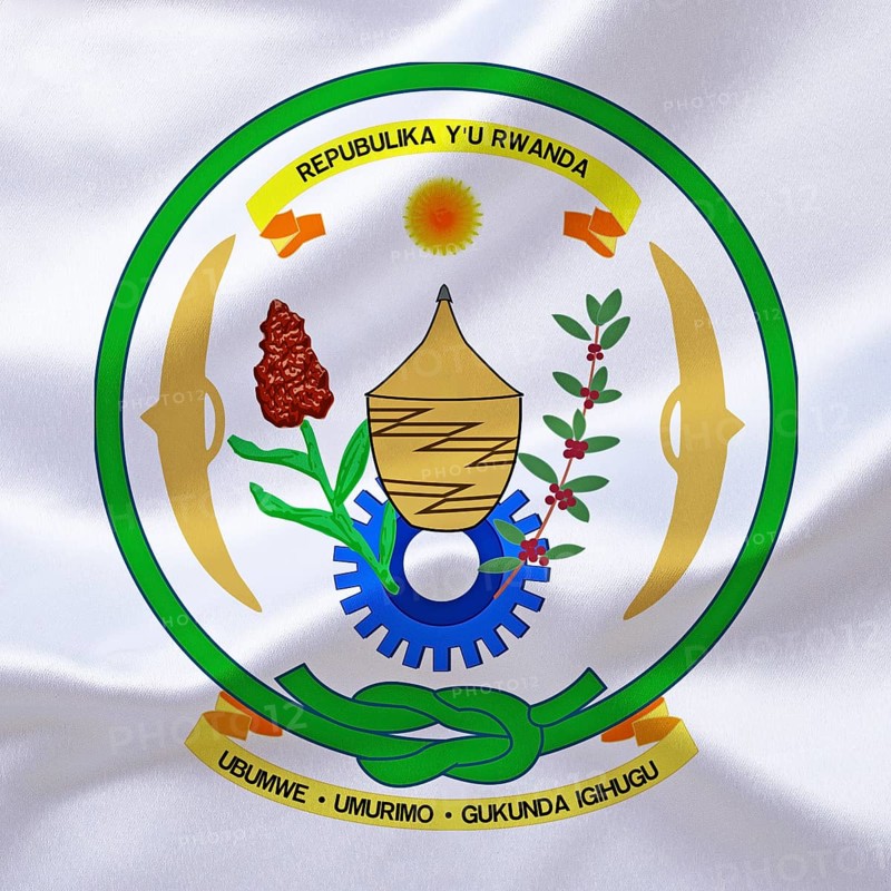 Africa, African Union, the coat of arms of Rwanda, Studio