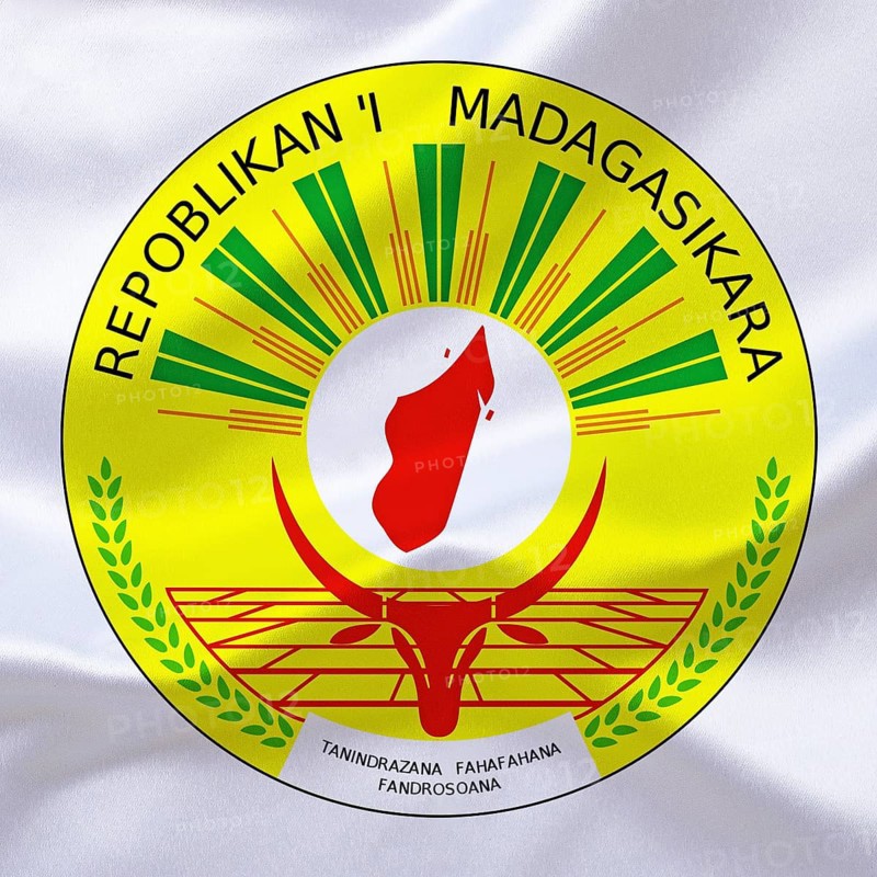 Africa, African Union, the coat of arms of Madagascar, Studio