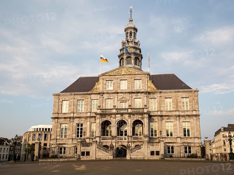 Stadhuis city hall building, market square, Maastricht, Limburg province, Netherlands, 1662, architect Pieter Post