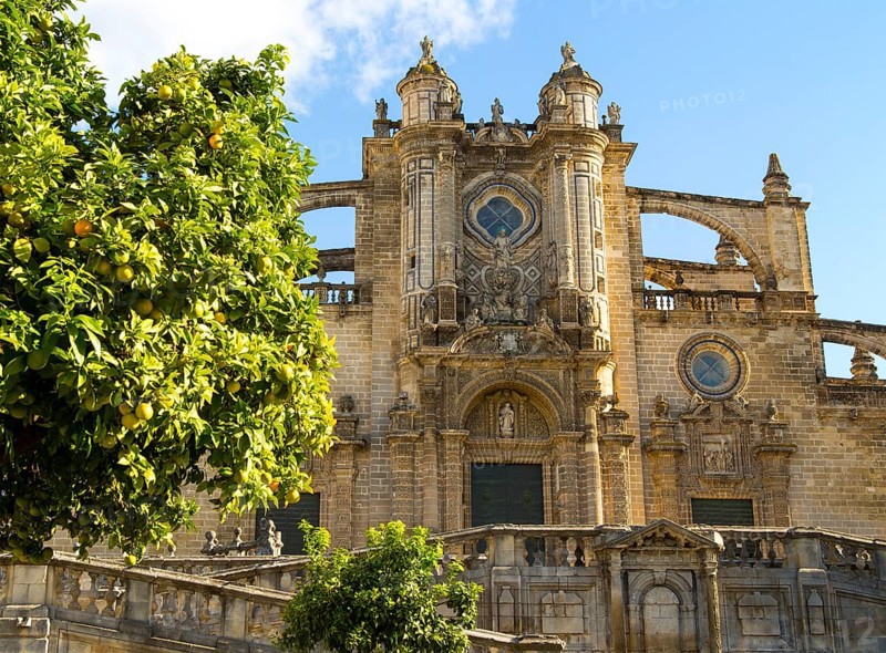 Cathedral church in Jerez de la Frontera, Cadiz province, Spain, Europe