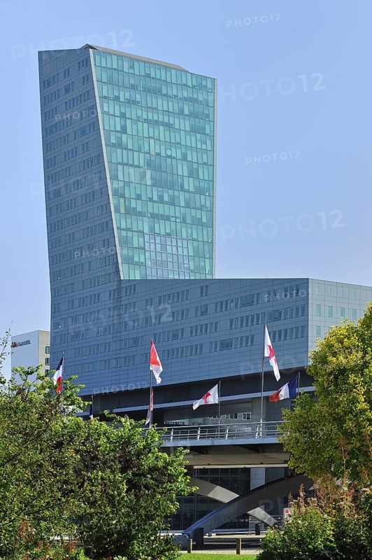 The modern office building Tour de Lille at the Euralille quarter in Lille, France, Europe
