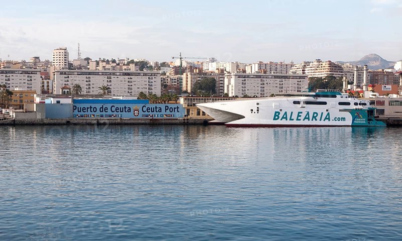 Port of Ceuta, Spanish territory in north Africa, Spain, Europe
