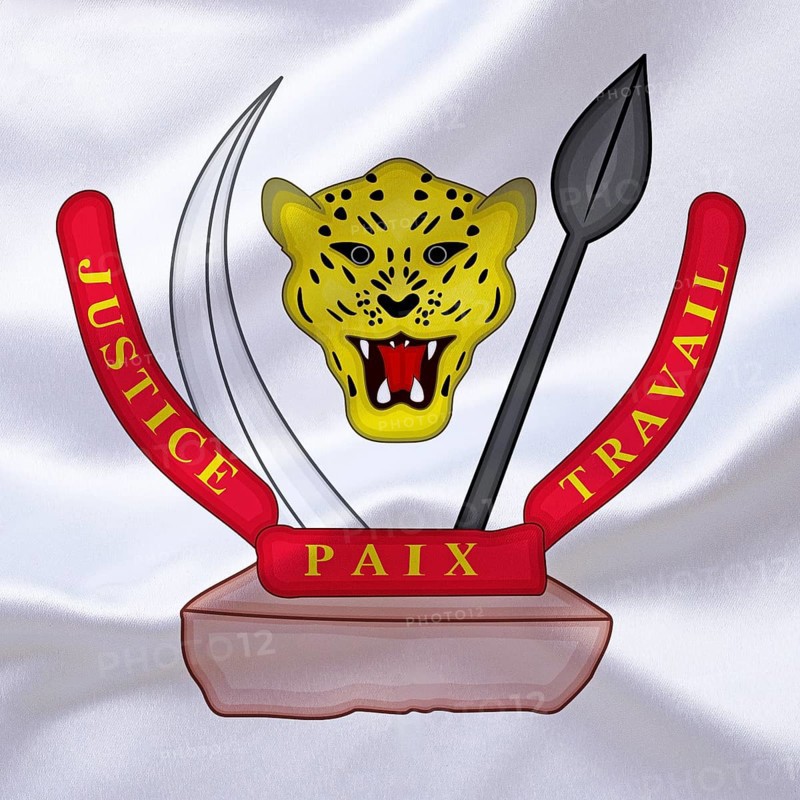 Africa, African Union, the coat of arms of the Democratic Republic of the Congo, Studio