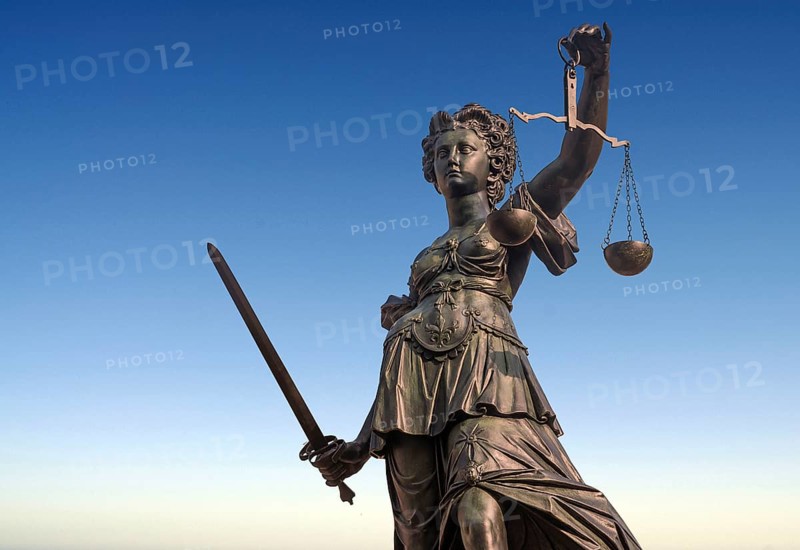 Justitia in Frankfurt am Main, Frankfurt am Main, Federal Republic of Germany