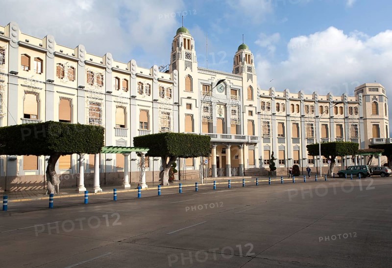Palacio de la Asamblea architect Enrique Nieto, Plaza de Espana, Melilla, Spain, north Africa, Europe