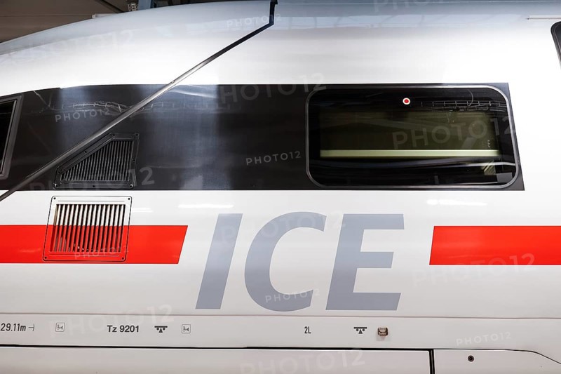 A Deutsche Bahn ICE train stands at the ICE plant in Berlin Rummelsberg, Berlin, 20 December 2022