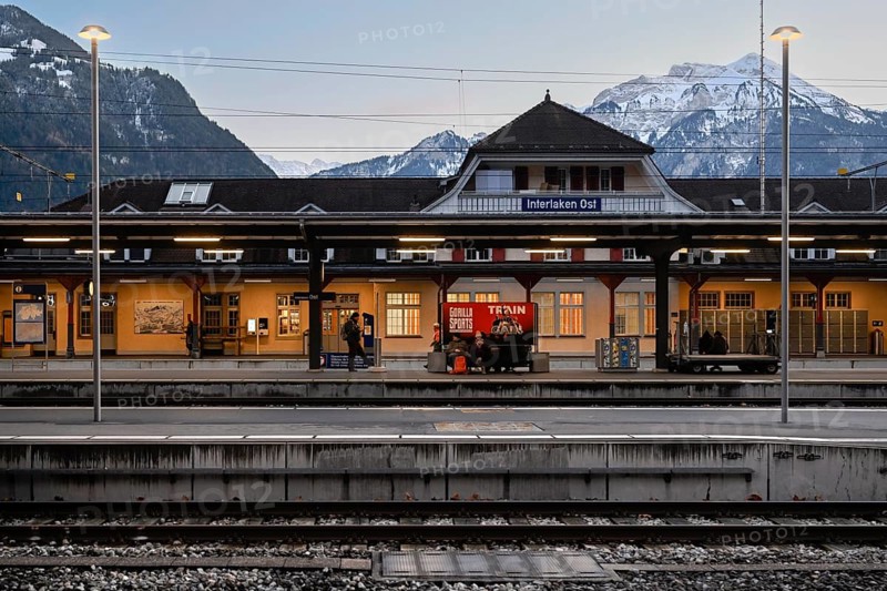 SBB Interlaken Ost railway station, Switzerland, Europe