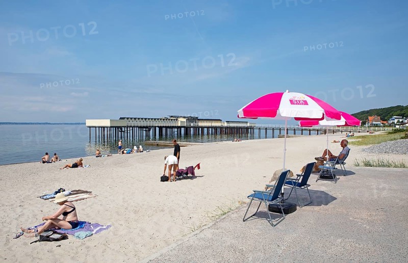 Palsjoebaden lido, Helsingborg, Skane laen, Sweden, Europe