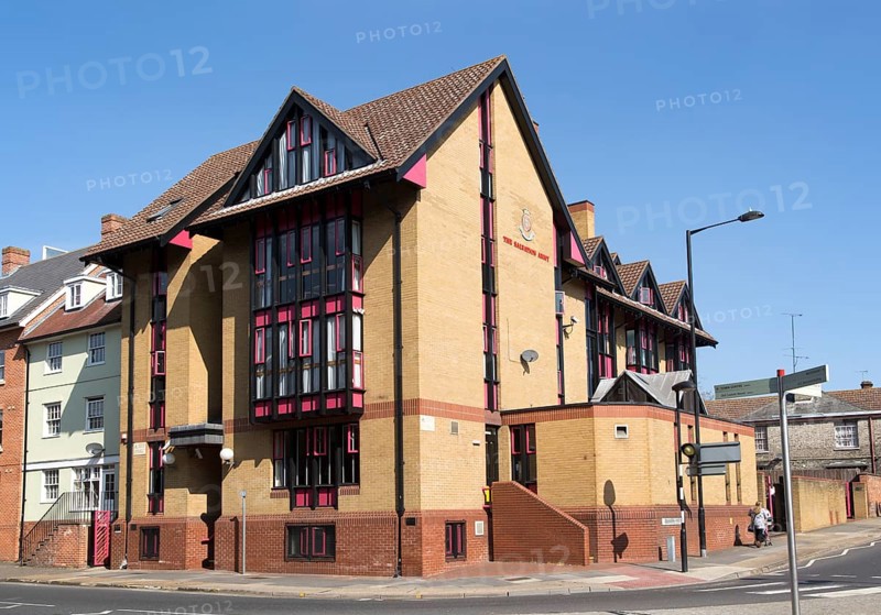 Salvation Army hostel building, Ipswich, Suffolk, England, UK