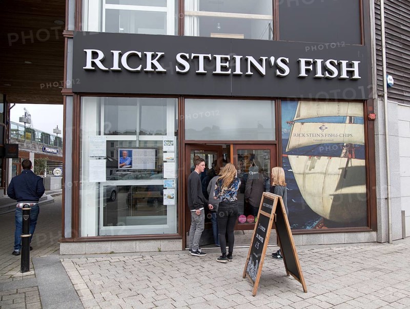 Rick Stein's Fish restaurant, famous TV chef, Falmouth, Cornwall, England, UK