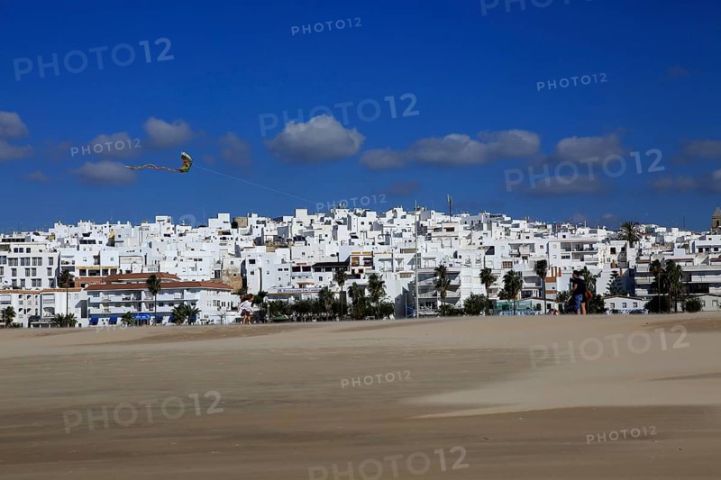 Sandy beach at Conil de la Frontera, Cadiz Province, Spain, Europe