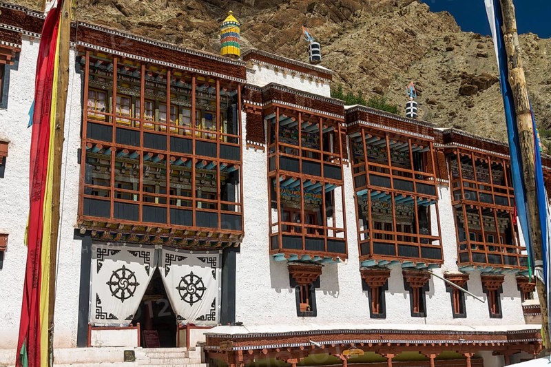 Hemis Gompa, a big Buddhist monastery in Central Ladakh belonging to the Drukpa lineage of Tibetan Buddhism. Leh District, Union Territory of Ladakh, India, Asia