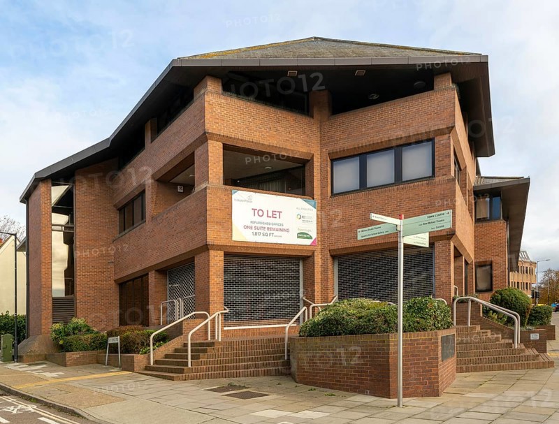 Hyde Park House office space To Let sign, Ipswich, Suffolk, England, UK