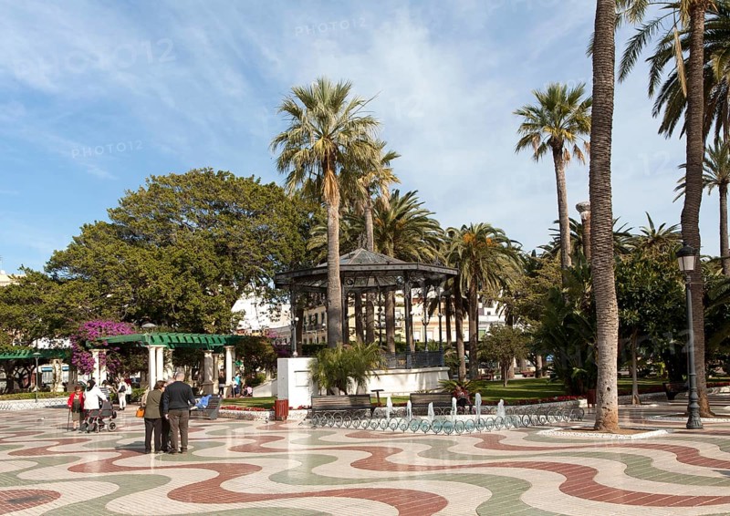 Herandez Park in Melilla autonomous city state Spanish territory in north Africa, Spain, Europe