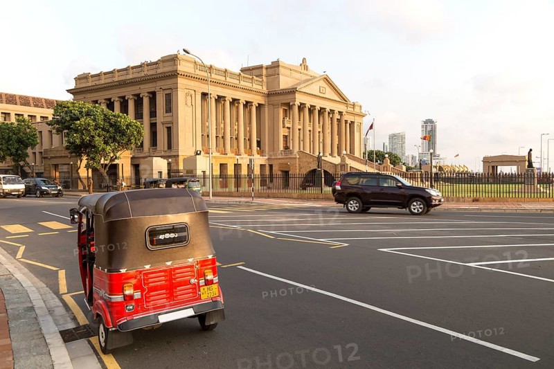 Old Parliament Building now the Presidential Secretariat offices, Colombo, Sri Lanka, Asia