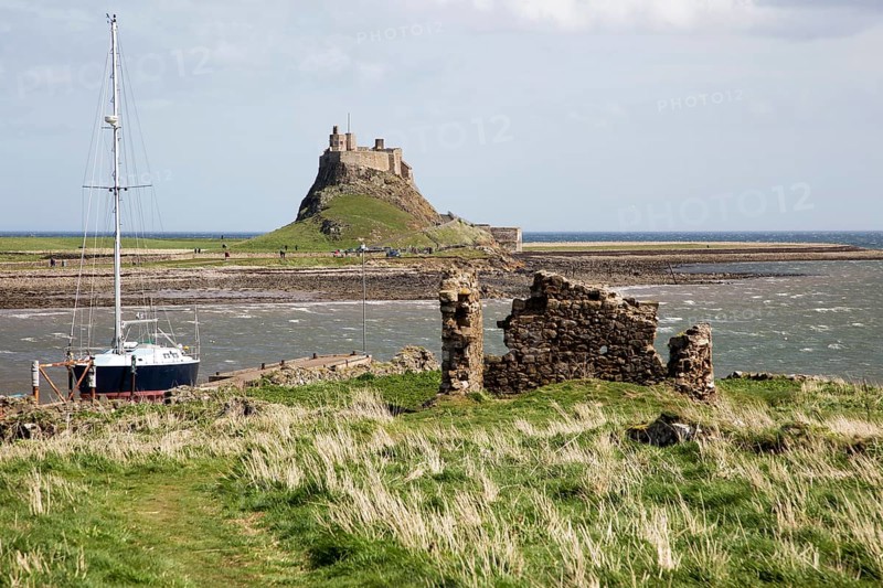 Lindisfarne Castle, Holy Island, Northumberland, England, UK