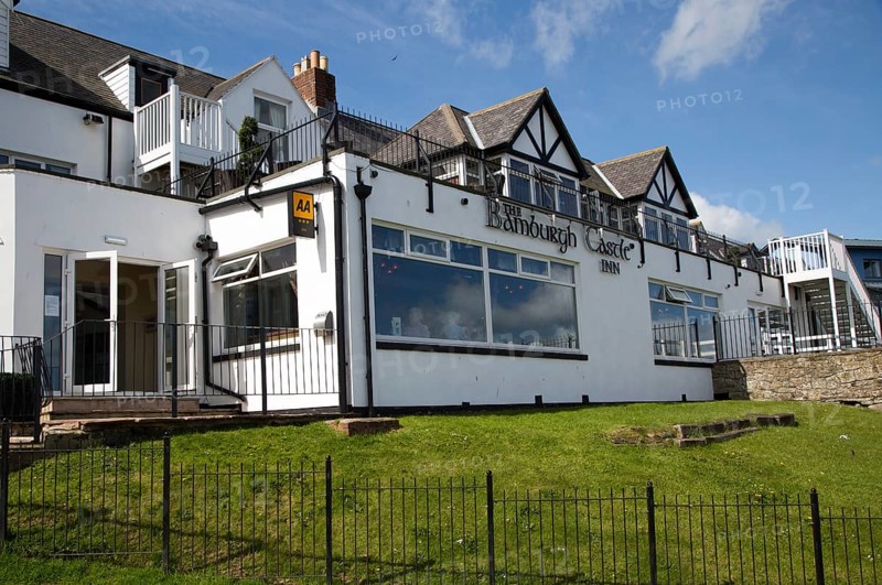 Bamburgh Castle Inn hotel, Seahouses, Northumberland, England, UK