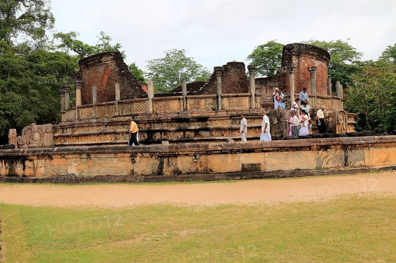 Vatadage building, The Quadrangle, UNESCO World Heritage Site, the ancient city of Polonnaruwa, Sri Lanka, Asia
