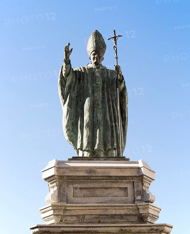 Pope John Paul the second statue, Juan Pablo, Jerez de la Frontera, Spain, Europe