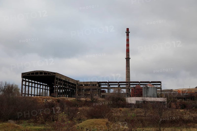 Deindustrialisation closed factory heavy industry, Shishmantsi, Plovdiv province, Bulgaria, eastern Europe, Europe