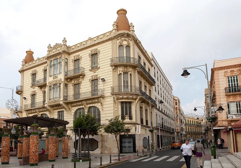 Melilla autonomous city state Spanish territory in north Africa, Spain -1900s modernist architecture
