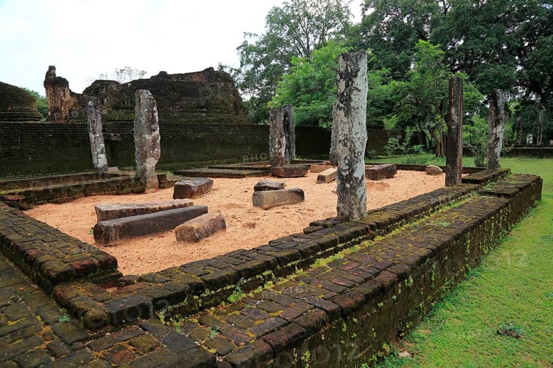 UNESCO World Heritage Site, the ancient city of Polonnaruwa, Sri Lanka, Asia, ruins at Potgul Vihara site, Asia
