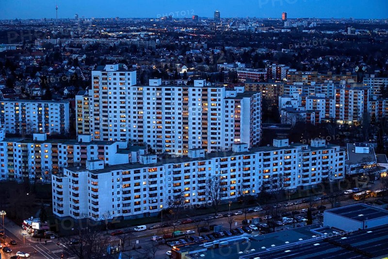 View of houses in Gropiusstadt. The rise in rents in German cities has increased again in the past year, Berlin, 16.01.2023
