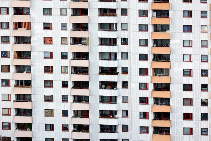 View of a tower block in Gropiusstadt. The rise in rents in German cities has increased again in the past year, Berlin, 16.01.2023