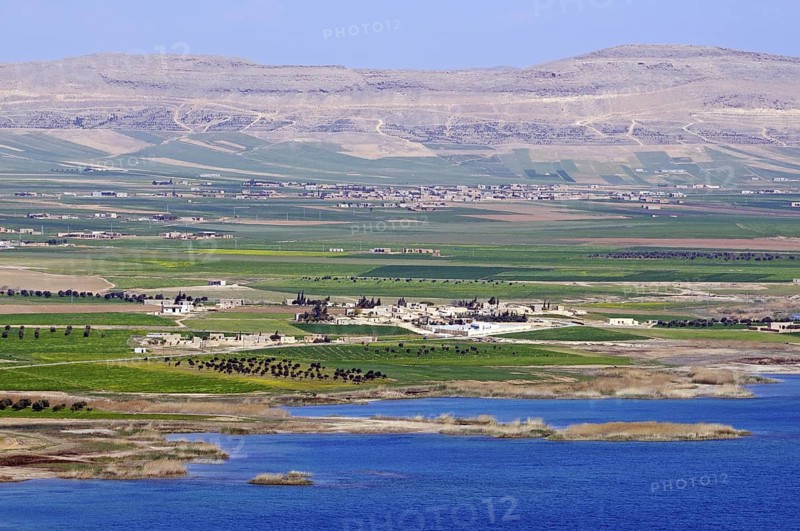 Asad reservoir of the Euphrates, Syria, Asia
