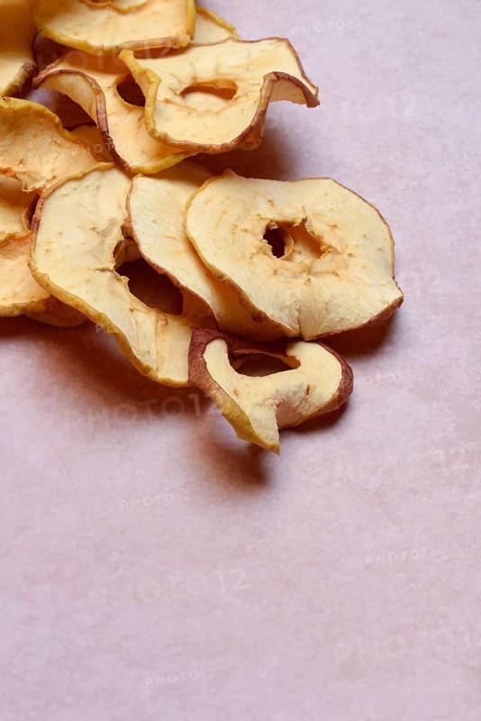 Dried apple rings, dried fruit