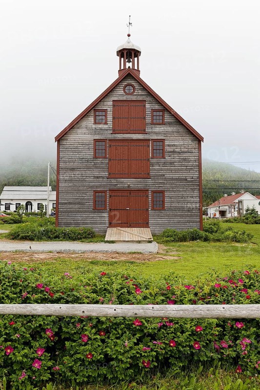 Architecture, historic building, Perce, Gaspesie, Province of Quebec, Canada, North America
