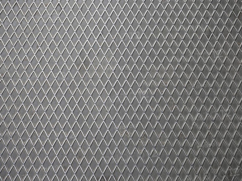 Grey steel mesh metal texture background