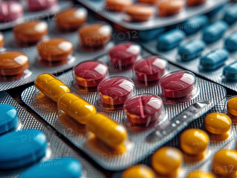 Production of pills and medicines, drug abuse, AI generated