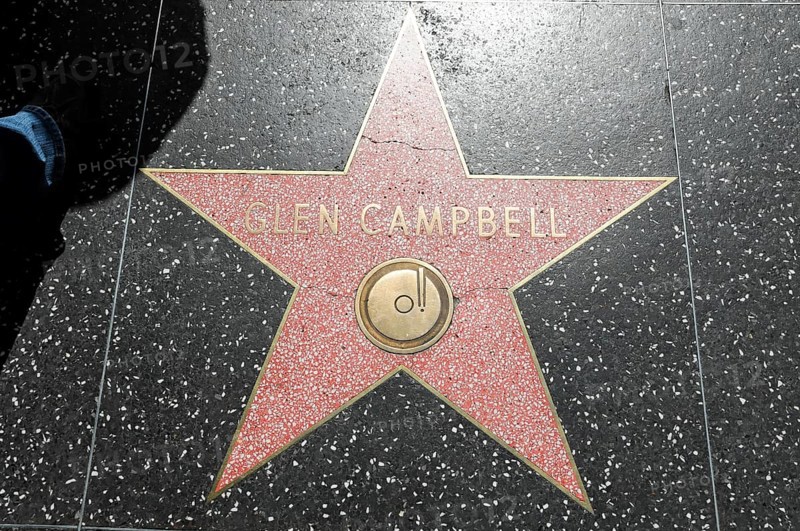 Walk of Fame, GLEN CAMPBELL, Hollywood Boulevard, Los Angeles, California, USA, North America