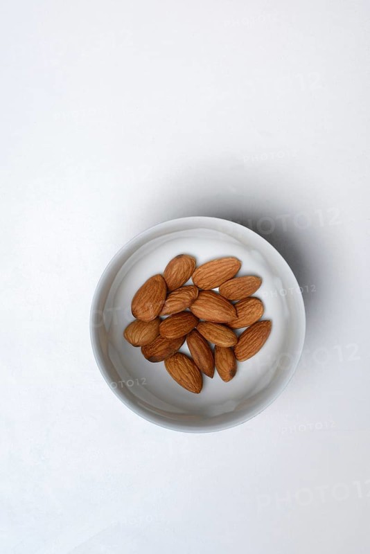 Almonds in shell, Prunus dulcis