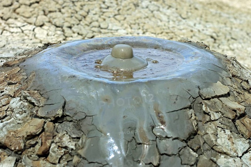 Mud volcano, Georgia, Asia