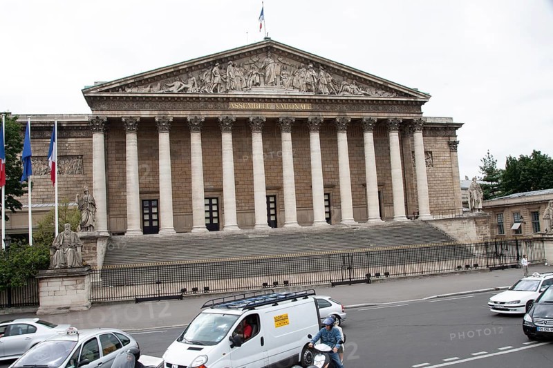 NATIONAL ASSEMBLY (PARLIAMENT), PALAIS BOURBON, HOUSE OF REPRESENTATIVES, 7th ARRONDISSEMENT Paris France