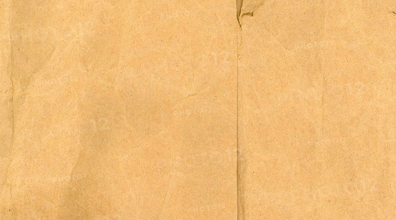 Brown creased paper texture background