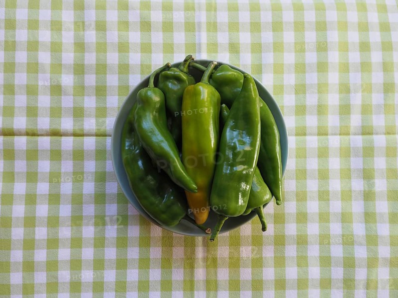 Green bell peppers vegetables